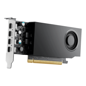 VGA Leadtek NVIDIA Quadro A1000 8GB 6 07 NVIDIA RTX A1000 3QTR Left