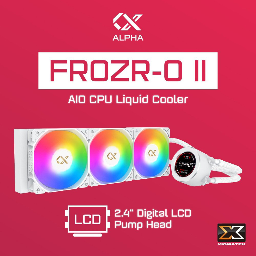Tản Nhiệt Nước AIO Xigmatek FROZR-O II 360 ARTIC EN40450 Màu Trắng