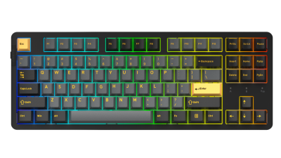 Bàn phím Không dây EK87 Pro RGB Đen Dream Switch 9 49178 dareu ek87 pro black golden 2
