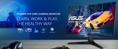 Màn Hình ASUS VY249HF (23.8 inch - IPS - FHD - 100Hz - 1ms) bảo hành chính hãng 36 tháng 5 asus vy249hf 1
