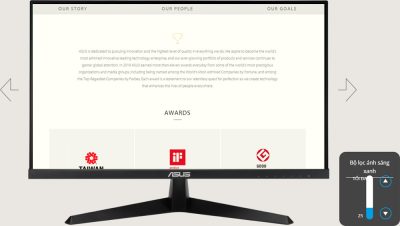 Màn Hình Gaming ASUS VY249HGE (23.8 inch - FHD - IPS - 144Hz - 1ms - FreeSync - EyeCarePlus) bảo hành chính hãng 36 tháng 10 asus vy249hge 8