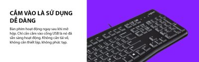 BÀN PHÍM LOGITECH K120 (USB/ĐEN) 8 ban phim logitech k120 usb den 003