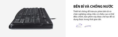 BÀN PHÍM LOGITECH K120 (USB/ĐEN) 7 ban phim logitech k120 usb den 004