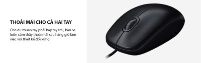 Chuột máy tính Logitech B100 9 chuot logitech b100 02