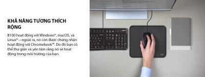 Chuột máy tính Logitech B100 12 chuot logitech b100 04