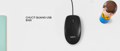 Chuột máy tính Logitech B100 7 chuot logitech b100 06