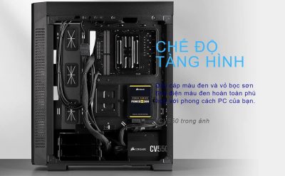 Nguồn máy tính Corsair CV750 - 80 Plus Bronze/CP-9020237-NA 7 cv corsair mota5 1
