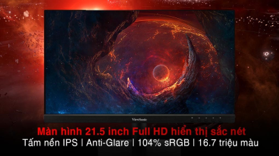 MÀN HÌNH VIEWSONIC VA2209-H (21.5 INCH/FHD/IPS/100HZ/1MS) bảo hành chính hãng 36 tháng 8 man hinh viewsonic va2209 h 2