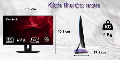 Màn Hình ViewSonic VX2480-2K-SHD (23.8 inch - 2K - IPS - 75Hz - 3.89ms - ViewMode) 7 man hinh viewsoni vx2480 2k mota3