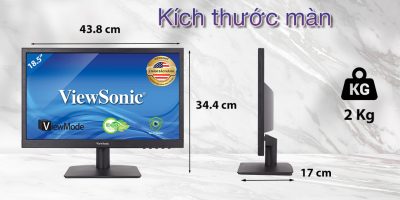 Màn Hình ViewSonic VA1903A (18.5 inch - HD - TN - 60Hz - 5ms) chính hãng bảo hành 36 tháng 5 man hinh viewsonic va1903 a mota2
