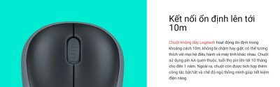 Chuột máy tính Logitech B175 4 mouse logitech b175 optical wireless 2