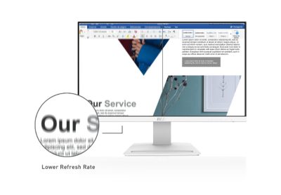 Màn hình MSI PRO MP243W Trắng (23.8Inch/ Full HD/ 5ms/ 75HZ/ 250cd/m2/ IPS/ Loa) bảo hành chính hãng 36 tháng 13 msi pro mp243w trang 7