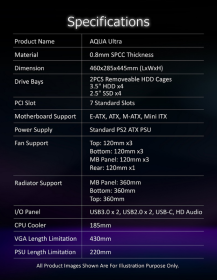 Vỏ Case XIGMATEK AQUA ULTRA (EN40795) - PREMIUM GAMING E-ATX, ARGB STRIP 9 screenshot 1691382438