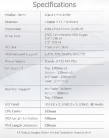 Vỏ Case XIGMATEK AQUA ULTRA ARTIC (EN40801) - PREMIUM GAMING E-ATX, ARGB STRIP 9 screenshot 1691383431