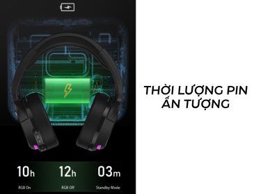 TAI NGHE KHÔNG DÂY DAREU A710 WHITE BLACK (RGB - WIRELESS 5.8G) 4 tai nghe khong day dareu a710 white black rgb wireless 52