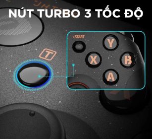 TAY CẦM GAME KHÔNG DÂY DARE-U H101X CHO PC/ANDROID/SWITCH MÀU ĐEN/PINK 10 tay cam game khong day dare u h101x cho pc ios android switch 4