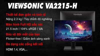 Màn Hình ViewSonic VA2215-H (21.5 inch - FHD - VA - 100Hz - 4ms - ViewMode) bảo hành chính hãng 36 tháng 6 viewsonic va2209 h 100hz 850x850 1