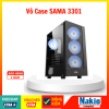 VỎ CASE SAMA 3301 (MID TOWER/MÀU ĐEN/MẶT LƯỚI/KÈM SẴN 3 FAN) bảo hành chính hãng 12 tháng 2 116