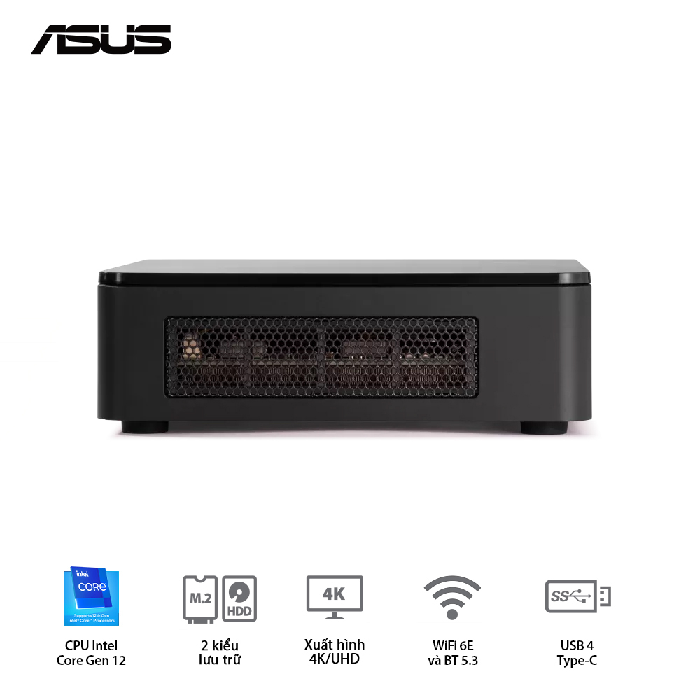 Mini PC Asus INTEL NUC12WSHI5 - MR6120 ( Intel Core i5-1240P 44949 pc asus intel nuc 12 pro nuc12wshi3 mr4100 i3 1220p 1