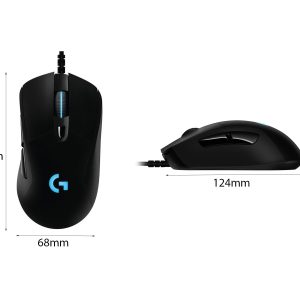 CHUỘT GAME LOGITECH G403 HERO (USB/RGB/ĐEN) bảo hành chính hãng 3 48075 kich thuoc mouse logitech g403 hero gaming