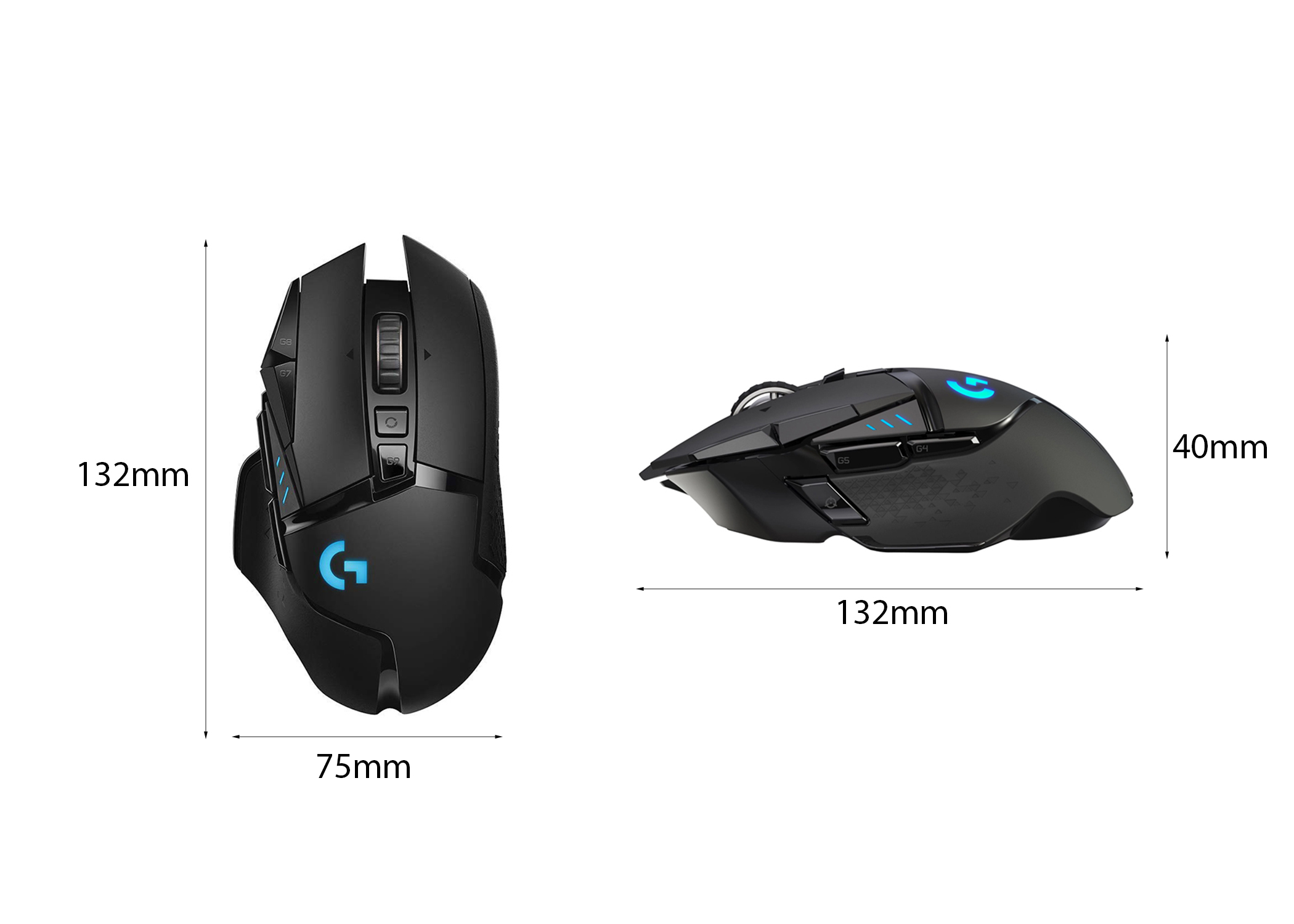 54216_kich_thuoc_chuot_choi_game_khong_day_logitech_g502_lightspeed_usb_rgb_den 54216 kich thuoc chuot choi game khong day logitech g502 lightspeed usb rgb den