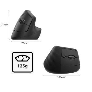 CHUỘT KHÔNG DÂY LOGITECH LIFT VERTICAL ERGONOMIC GRAPHITE (910-006479) (USB/BLUETOOTH) bảo hành chính hãng 12 tháng 6 66254 chuot khong day logitech lift vertical ergonomic graphite 910 006479 0004 5