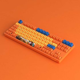 Bàn phím AKKO 3087 RF Dragon Ball Z - Goku (AKKO switch v3 - Cream Yellow) bảo hành chính hãng 12 tháng 12 7241 3087 rf dragon ball z goku akko switch v3 cream blue 4