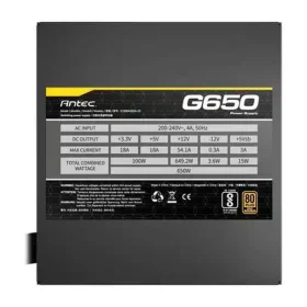 Nguồn Máy Tính ANTEC GOLD Plus G650 650W - bảo hành chính hãng 60 tháng 12 Antec G650 650 Watt 80 Plus Gold Semi Modular 9