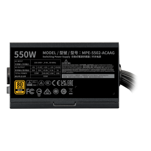 Bộ nguồn COOLER MASTER G GOLD 550 V2 - bảo hành chính hãng 5 năm 4 G Gold 550 V2 Full Range AEU cord ATX 3.0 Ready 3