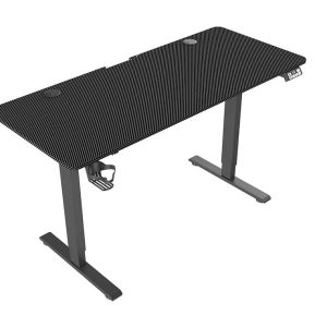Bàn gaming điện nâng hạ chiều cao WARRIOR Paladin Series WGT606 Pro Black - bảo hành chính hãng 12 tháng 3 ban nang ha warrior paladin series wgt606 pro black 02