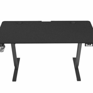 Bàn gaming điện nâng hạ chiều cao WARRIOR Paladin Series WGT606 Pro Black - bảo hành chính hãng 12 tháng 5 ban nang ha warrior paladin series wgt606 pro black 04