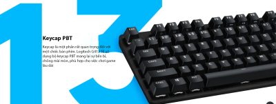 BÀN PHÍM CƠ LOGITECH G413 SE TKL TACTILE SW (USB/PBT) bảo hành chính hãng 10 ban phim co logitech g413 se tkl tactile sw usb pbt 003
