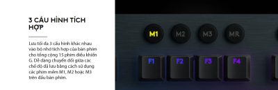 BÀN PHÍM CƠ LOGITECH G813 LIGHTSYNC RGB GL LINEAR (USB) bảo hành chính hãng 12 ban phim co logitech g813 lightsync rgb gl tactile usb 006