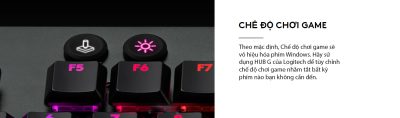 BÀN PHÍM CƠ LOGITECH G813 LIGHTSYNC RGB GL LINEAR (USB) bảo hành chính hãng 13 ban phim co logitech g813 lightsync rgb gl tactile usb 007