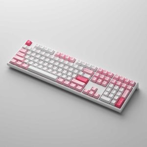 Bàn phím cơ MonsGeek MG108 Prunus Lannesiana (White LED / AKKO cs switch) bảo hành chính hãng 12 tháng 4 ban phim co monsgeek mg108 prunus lannesiana 03