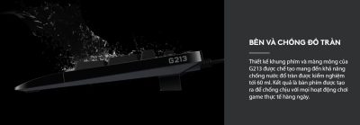 BÀN PHÍM GIẢ CƠ LOGITECH G213 PRODIGY RGB GAMING - bảo hành chính hãng 8 ban phim gia co logitech g213 prodigy rgb gaming 003
