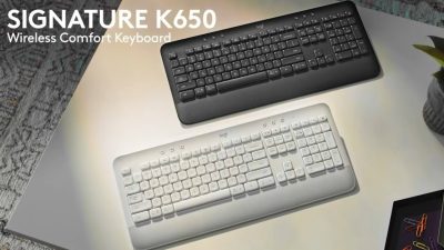 BÀN PHÍM KHÔNG DÂY LOGITECH K650 GRAPHITE (USB/BLUETOOTH/ĐEN) bảo hành chính hãng 7 ban phim khong day logitech k650 graphite usb bluetooth den 920 0109551
