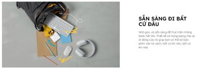 BÀN PHÍM KHÔNG DÂY LOGITECH PEBBLE KEYS 2 K380S MÀU TRẮNG (WIRELESS/BLUETOOTH) bảo hành chính hãng 9 ban phim khong day logitech pebble keys 2 k380s 4
