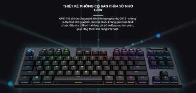 BÀN PHÍM LOGITECH G913 TKL LIGHTSPEED WIRELESS RGB RED LINEAR SWITCH/ bảo hành chính hãng 8 ban phim logitech g913 tkl lightspeed wireless rgb brown switch 002