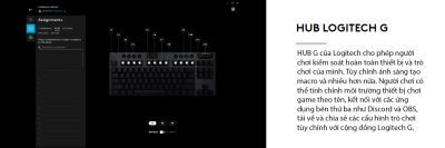 BÀN PHÍM LOGITECH G913 TKL LIGHTSPEED WIRELESS RGB RED LINEAR SWITCH/ bảo hành chính hãng 15 ban phim logitech g913 tkl lightspeed wireless rgb brown switch 004