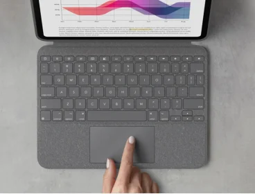 LOGITECH COMBO TOUCH FOR IPAD 10TH GEN – XÁM (GREY) 6 bao da kem ban phim logitech combo touch cho ipad gen 10th 920 011434 nd