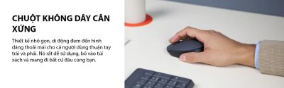 BỘ BÀN PHÍM CHUỘT KHÔNG DÂY LOGITECH MK235 WIRELESS (USB/ĐEN) bảo hành chính hãng 12 tháng 8 bo keyboard mouse logitech mk235 wireless 003