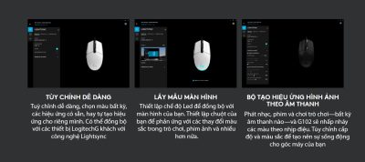CHUỘT GAME LOGITECH G102 GEN2 BLACK (USB/RGB/ĐEN) bảo hành chính hãng 6 chuot choi game logitech g102 gen2 black usb rgb den 001