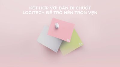 CHUỘT GAME KHÔNG DÂY LOGITECH G705 RGB AURORA OFF WHITE (910-006369) bảo hành chính hãng 8 chuot game khong day logitech g705 rgb off white 910 006369 2