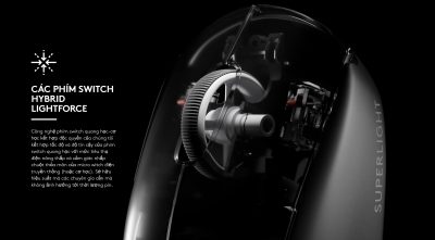 CHUỘT GAMING KHÔNG DÂY LOGITECH PRO X SUPERLIGHT 2 LIGHTSPEED WHITE _ 910-006640 - bảo hành chính hãng 11 chuot gaming khong day logitech pro x superlight 2 lightspeed 3