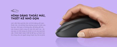 CHUỘT KHÔNG DÂY LOGITECH M240 SILENT GRAPHITE 910-007122 (BLUETOOTH + WIRELESS LOGI BOLT) bảo hành chính hãng 12 tháng 10 chuot khong day logitech m240 silent 6