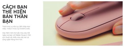 CHUỘT KHÔNG DÂY LOGITECH PEBBLE M350S MÀU ĐEN (WIRELESS/BLUETOOTH) bảo hành chính hãng 12 tháng 7 chuot khong day logitech pebble m350s 2
