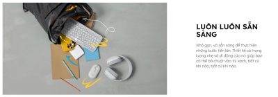 CHUỘT KHÔNG DÂY LOGITECH PEBBLE M350S MÀU ĐEN (WIRELESS/BLUETOOTH) bảo hành chính hãng 12 tháng 10 chuot khong day logitech pebble m350s 5