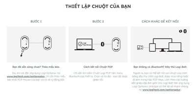 LOGITECH POP WITH EMOJI WIRELESS/BLUETOOTH/FLOW/TÍM/BẢO HÀNH CHÍNH HÃNG 13 chuot khong day logitech pop 7