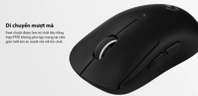 Chuột Logitech G Pro X Superlight Wireless Red - bảo hành chính hãng 15 chuot khong day logitech pro x superlight black usb rgb den 910 005882 003